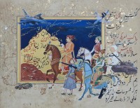 Akbar Ali, Salar-e-Karwan, 13 x 10 Inch, Gouache on Wasli, Miniature Painting, AC-AKA-012